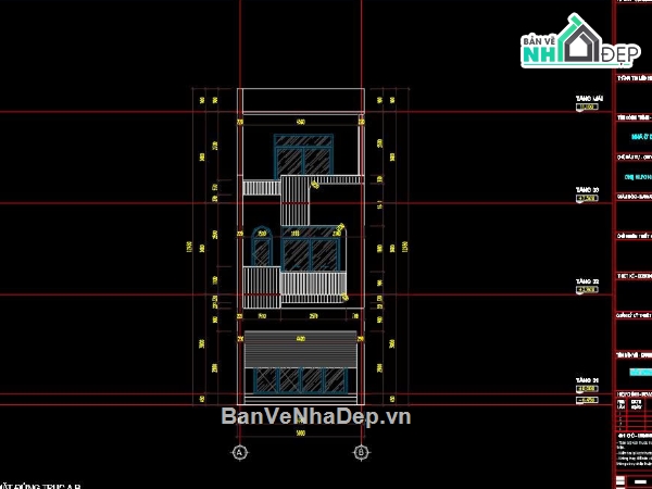 Hồ sơ thiết kế,Bản vẽ thiết kế,Nhà phố 3 tầng hiện đại,Nhà phố hiện đại,Nhà phố 3 tầng,Nhà phố 3 tầng 5x20m