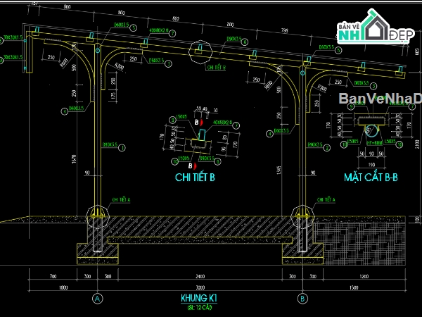 Hồ sơ thiết kế,thiết kế xe,học sinh,nhà xe giáo viên,nhà xe trường học,bản vẽ nhà xe trường học