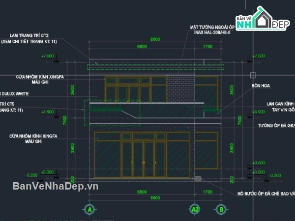biệt thự vườn,file cad biệt thự vườn,biệt thự vườn file cad