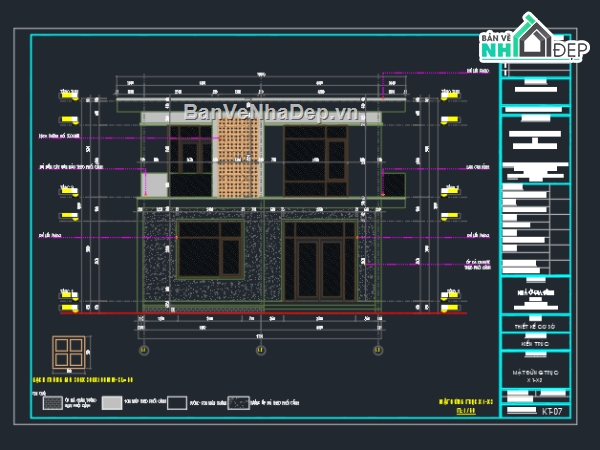 kiến trúc 2 tầng,kiến trúc nhà 2 tầng,kiến trúc 2  tầng,kiến trúc  nhà 2 tầng,Hồ sơ kiến trúc,Kiến trúc nhà ở 2 tầng hiện đại 9x8.6m