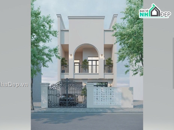 Hồ sơ thiết kế,#Bản vẽ thiết kế,Nhà phố 2 tầng hiện đại,Nhà phố hiện đại,#Nhà phố 2 tầng,#Nhà phố 2 tầng 7.5mx20m