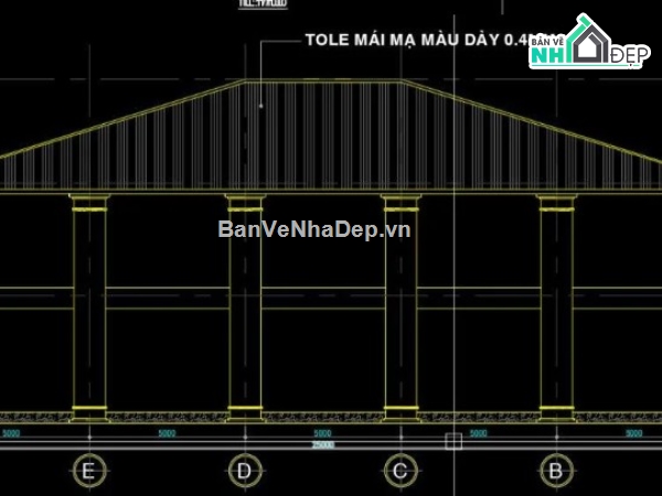thiết kế nhà xưởng khung thép,hồ sơ nhà xưởng 2 tầng,bản vẽ kiến trúc nhà xưởng