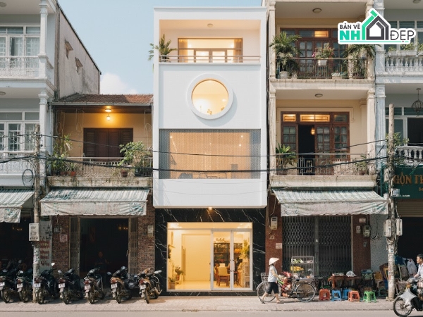 Hồ sơ thiết kế,#Bản vẽ thiết kế,Nhà phố 3 tầng hiện đại,Nhà phố hiện đại,#Nhà phố 3 tầng,#Nhà phố 3 tầng 4.4mx13.4m