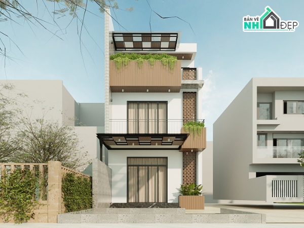 Hồ sơ thiết kế,Bản vẽ thiết kế,Nhà phố 3 tầng hiện đại,Nhà phố hiện đại,Nhà phố 3 tầng,Nhà phố 3 tầng 5.5x25m