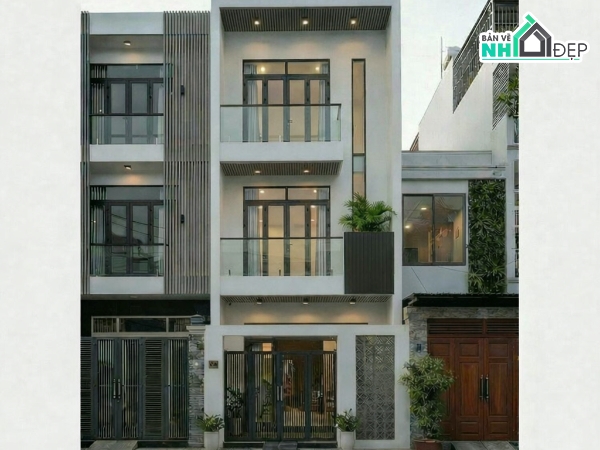 Nhà phố 3 tầng hiện đại,Nhà phố hiện đại,Nhà phố 3 tầng,Nhà phố 3 tầng 5mx16m