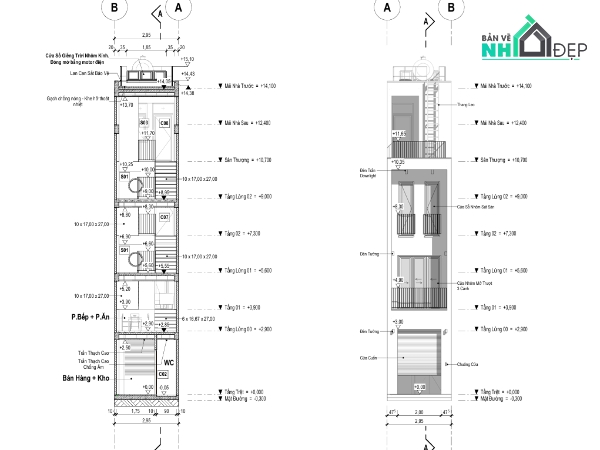 nhà phố 5 tầng,thiết kế nhà phố,Hồ sơ thiết kế,thiết kế nhà 5 tầng,thiết kế nhà phố 5 tầng,lệch tầng