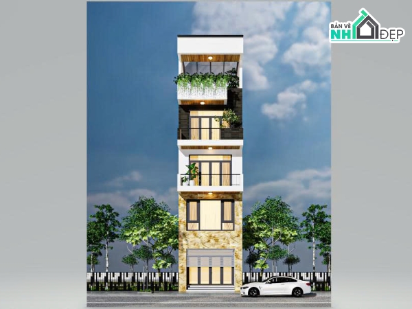 Nhà phố 5 tầng hiện đại,Nhà phố hiện đại,Nhà phố 5 tầng,Nhà phố 5 tầng 5mx14m