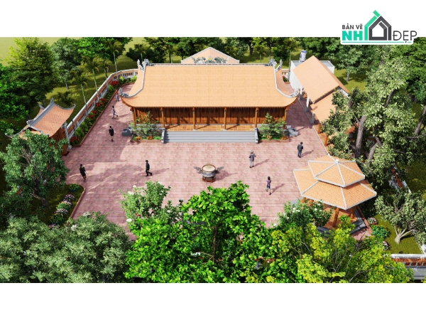 #Hồ sơ thiết kế nhà thờ họ,#Bản vẽ thiết kế nhà thờ họ,#Nhà thờ họ,#Nhà thờ họ và sân vườn,#File cad nhà thờ họ,#Nhà thờ họ 15.5mx15.8m