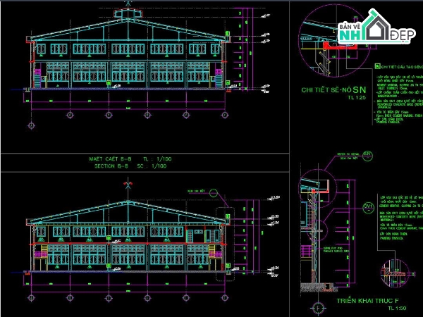 bản vẽ nhà xưởng 30x120m,Hồ sơ thiết kế nhà xưởng 30x120m,bản vẽ kiến trúc nhà xưởng,nhà xưởng một tầng,file CAD nhà xưởng