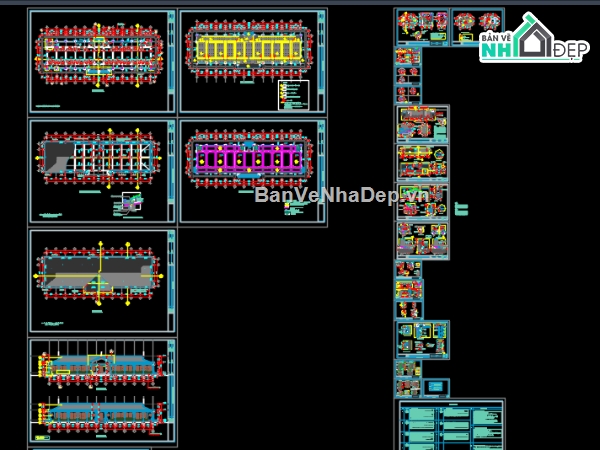 trụ sở cơ quan,trụ sở cơ quan 1 tầng,nhà làm việc cơ quan,nhà làm việc 1 tầng 11 gian,trụ sở làm việc,bản vẽ trụ sở làm việc cơ quan