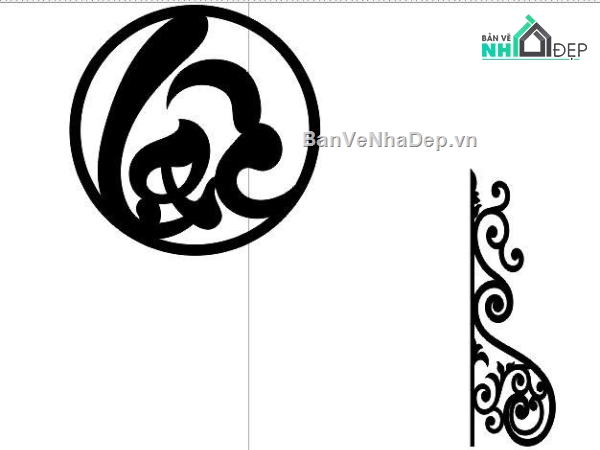 Hoa góc cnc file dxf,file cnc chữ,hoa góc và chữ