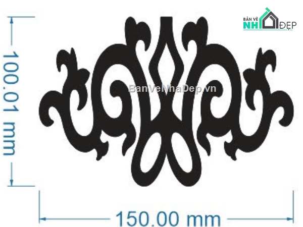 hoa văn cnc,hoa văn đối xứng,họa tiết trang trí cnc