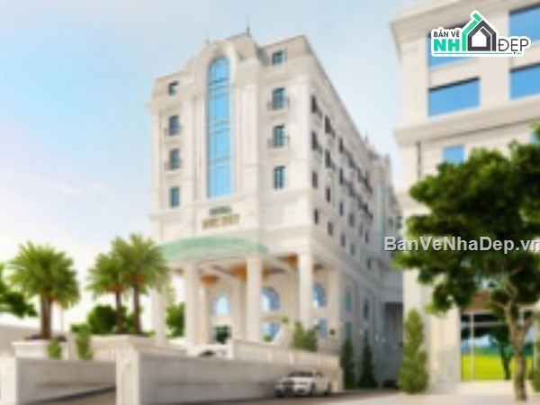 Khách sạn file cad,cad khách sạn,file cad khách sạn,autocad khách sạn