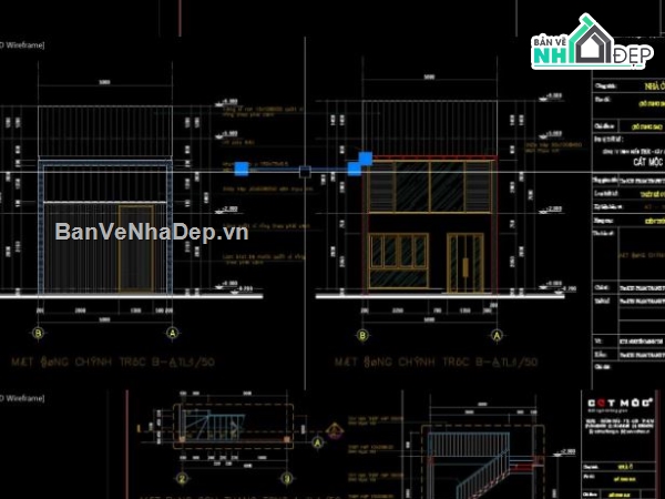 nhà cấp 4,file cad nhà cấp 4,nhà cấp 4 file cad,nhà cấp 4 autocad