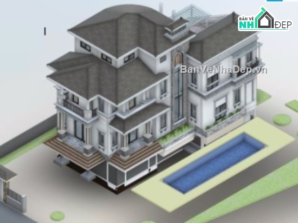 Nhà phố 5x20m,kiến trúc nhà phố,nhà phố tân cổ điển