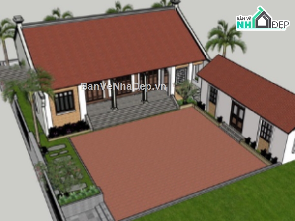 cad nhà thờ họ 5 gian,file cad nhà thờ họ 5 gian,nhà thờ họ 5 gian