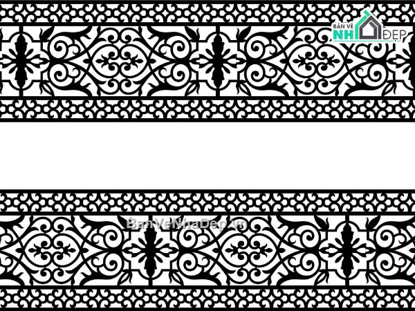 Lan can CNC đẹp mắt,Lan can,file dxf lan can