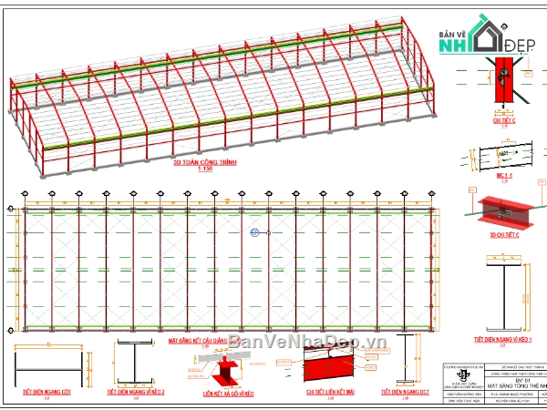 nhà xưởng,kết cấu thép,kết cấu nhà thép,nhà xưởng 1 tầng