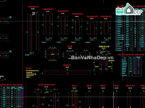 Gia công cửa van thép,gia công cửa van thép file cad,file cad cửa van thép,khe van thủy lợi,file cad khe van thủy lợi