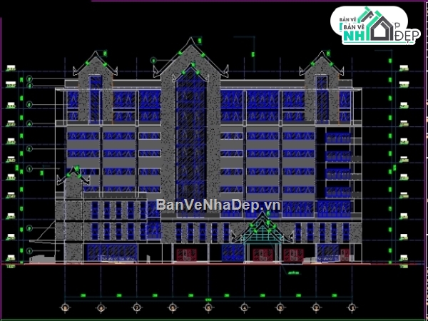 kiến trúc bệnh viện,Bệnh viện hữu nghị tỉnh Hủa Phăn,Bệnh viện,thiết kế bệnh viện