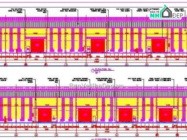 Bản vẽ nhà thép,bản vẽ nhà kho bằng thép 46×97.5m,nhà kho bằng thép 46×97.5m vs 46×82.5m
