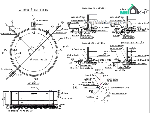 trạm cấp nước,trạm xử lý nước cấp,cấp nước,xử lý nước,bản vẽ nhà máy nước cấp khu công nghiệp,công trình nước sạch nông thôn