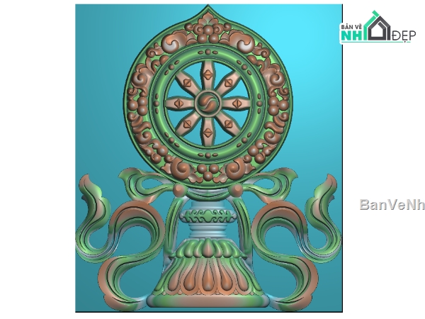 mẫu đồ án,đồ thờ,mẫu jdpaint,mẫu cnc bánh xe