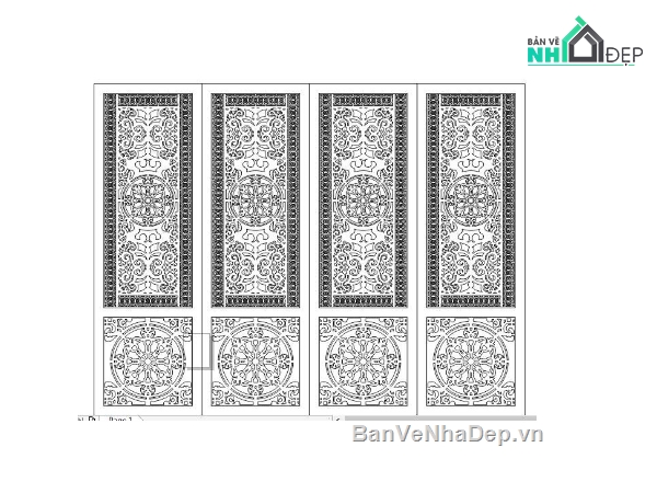 cánh cổng đẹp,Mẫu cổng 4 cánh cnc,cổng đẹp 4 cánh