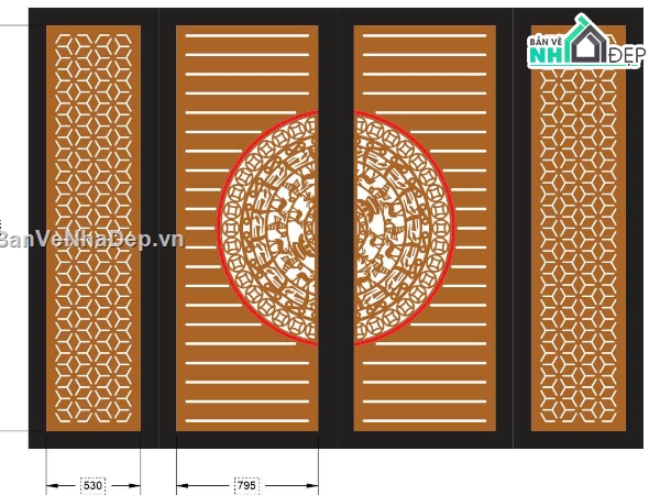 cổng cắt trống đồng cnc,Mẫu cổng 4 cánh cnc,cổng 4 cánh cnc