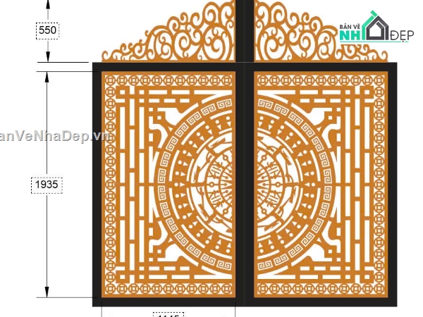 cổng 2 cánh cnc,file cnc cổng 2 cánh,mẫu cnc cổng 2 cánh