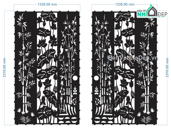 cổng sen trúc,file cnc cổng sen trúc,mẫu cnc cổng sen trúc