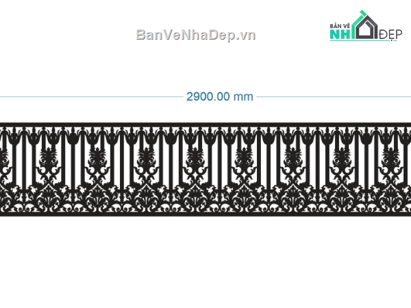 thiết kế lan can cnc,lan can dxf,lan can cnc