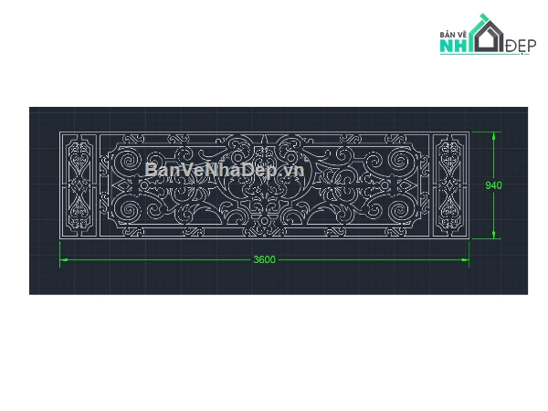 Mẫu lan can,lan can,lan can cnc,thiết kế lan can