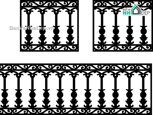 mẫu lan can đẹp,file cad cnc,lan can cnc