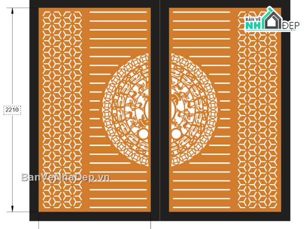 cổng 2 cánh cnc,file cnc cổng 2 cánh,mẫu cnc cổng 2 cánh