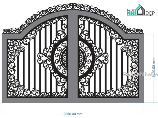cổng 2 cánh cắt cnc,file cnc cổng 2 cánh,mẫu cnc cổng 2 cánh