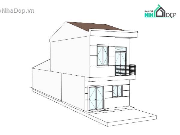 Nhà phố 2 tầng,Nhà 2 tầng đẹp,Nhà 2 tầng