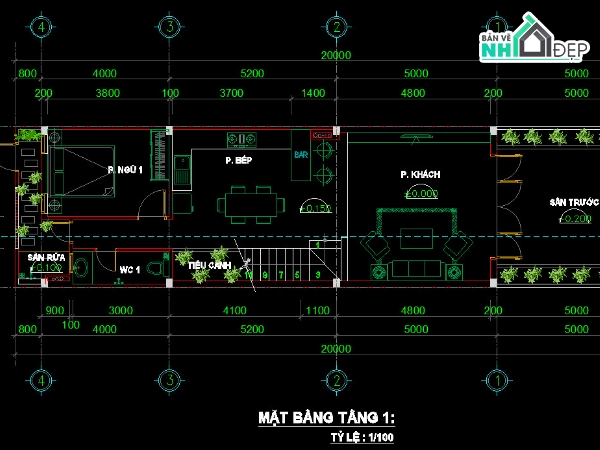 nhà 3 tầng,Mẫu nhà phố,nhà hiện đại,5X12,20X20
