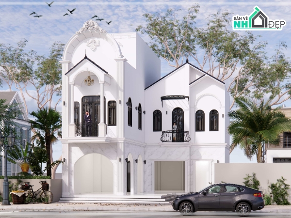 phong cách cổ điển,nhà phố cổ điển,cổ điển,nhà cổ điển