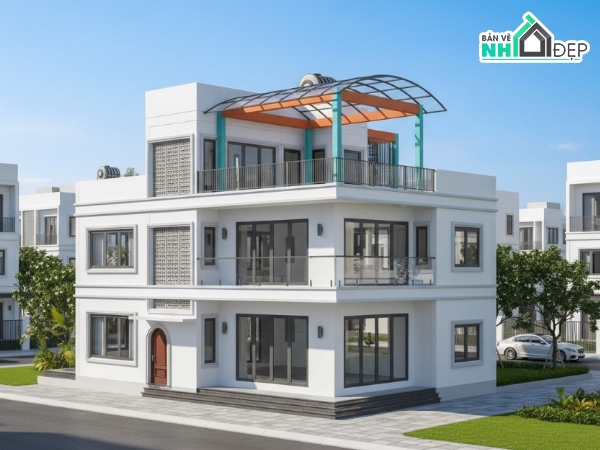 mẫu revit biệt thự,file revit mẫu,revit biệt thự,thiết kế revit,file revit nhà đẹp