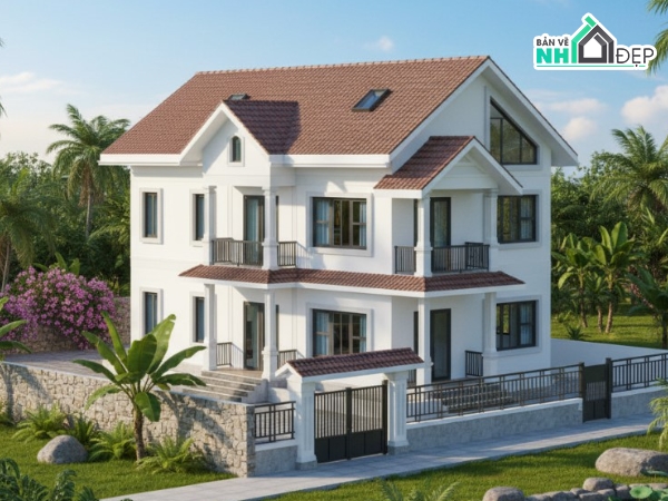 Mẫu revit biệt thự,file revit biệt thự,thiết kế revit biệt thự,revit biệt thự,revit nhà dân,revit mẫu nhà đẹp