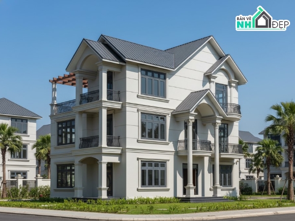 mẫu revit mái thái,mẫu revit biệt thự,file revit biệt thự,revit biệt thự,mẫu revit biệt thự đẹp,revit biệt thự mái thái