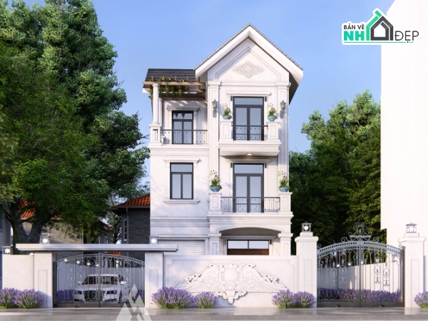 revit mái thái,revit nhà phố 3 tầng,nhà phố mái thái,revit nhà phố mái thái,file revit nhà phố 3 tầng