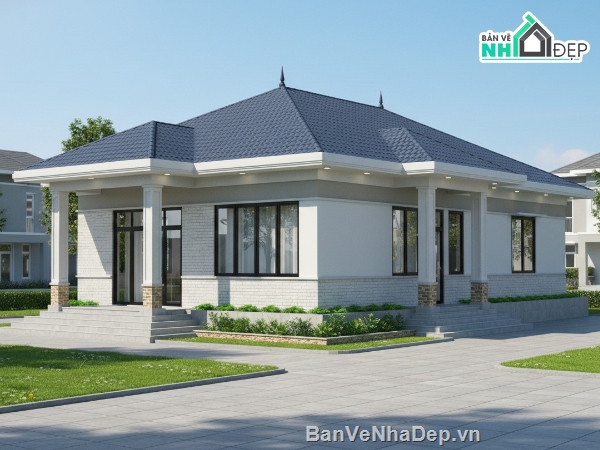 revit nhà cấp 4,revit mái nhật,revit mẫu nhà vườn 1 tầng,file revit nhà cấp 4,revit mẫu nhà cấp 4