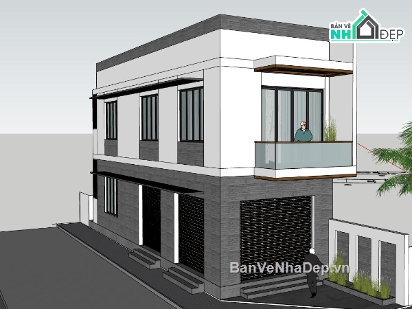 Nhà phố lô góc 2 tầng 5.1x16m,nhà 2 mặt tiền,nhà phố 2 tầng hiện đại
