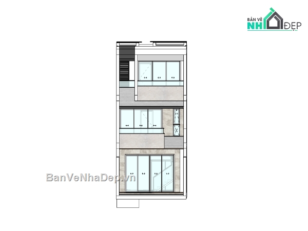 nhà phố 3 tầng,nhà phố,su nhà phố,sketchup nhà phố