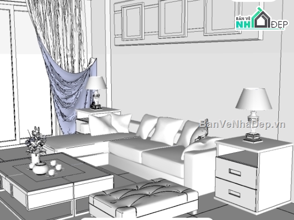 Nội thất phòng khách kích thước 4.6x6m cần được thiết kế và bố trí với sự tỉ mỉ và chuyên nghiệp. Với mẫu thiết kế Sketchup 2016, bạn có thể dễ dàng tạo ra các phối cảnh mô phỏng 3D cho phòng khách, giúp bạn có cái nhìn tổng thể về không gian sống của mình và tìm ra những giải pháp tối ưu nhất cho căn phòng của mình.