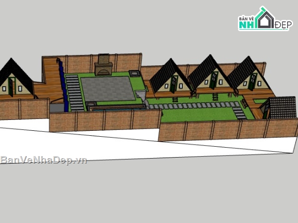 File sketchup homestay,homestay,File home stay sketchup,sketchup homestay,File su home stay,file sketchup home stay