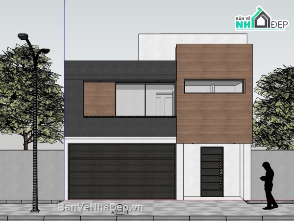 nhà phố 2 tầng,su nhà phố,sketchup nhà phố,su nhà phố 2 tầng,sketchup nhà phố 2 tầng