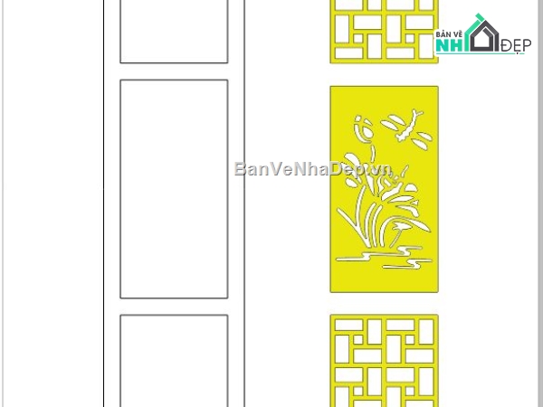cnc vách trúc,vách trúc cnc,vách 2d cnc